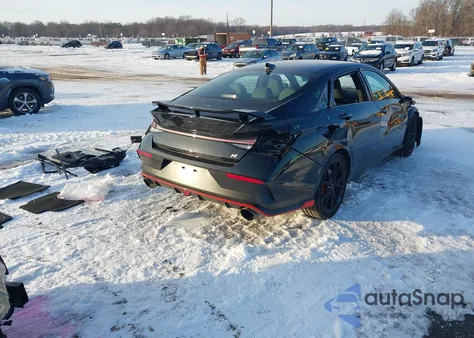 2025 Hyundai Elantra N из США, поврежденный, VIN KMHLW4DKXSU028975